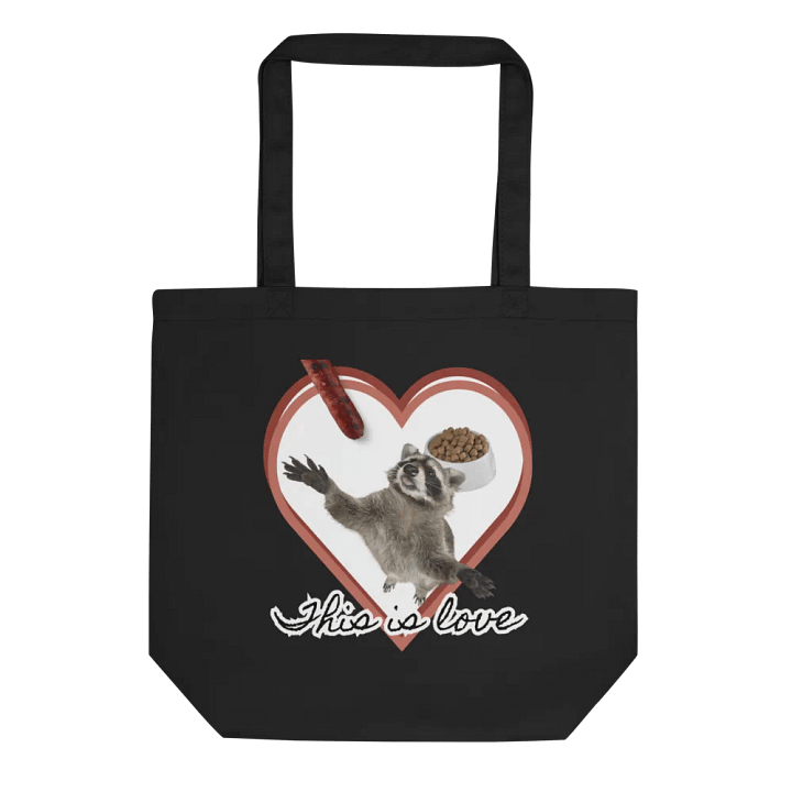 Tote Bag - This Is Love Raccoon product image (3)