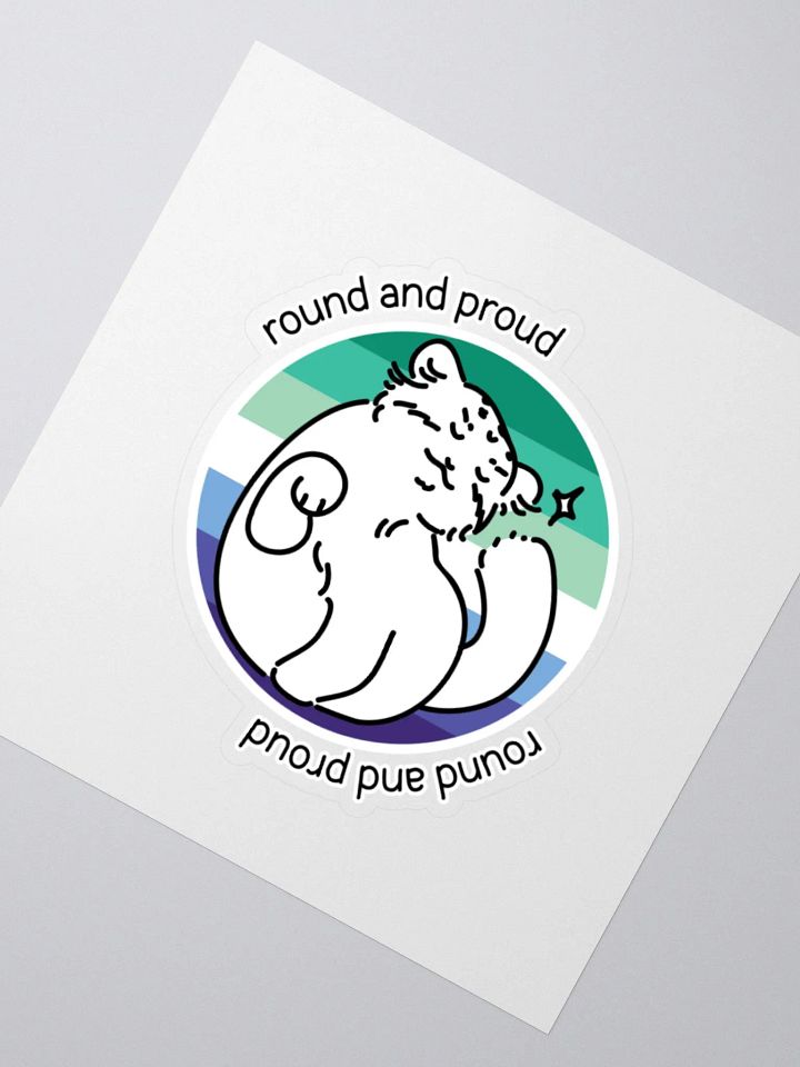 Round and Proud Manul Gay MLM Version - Sticker product image (5)