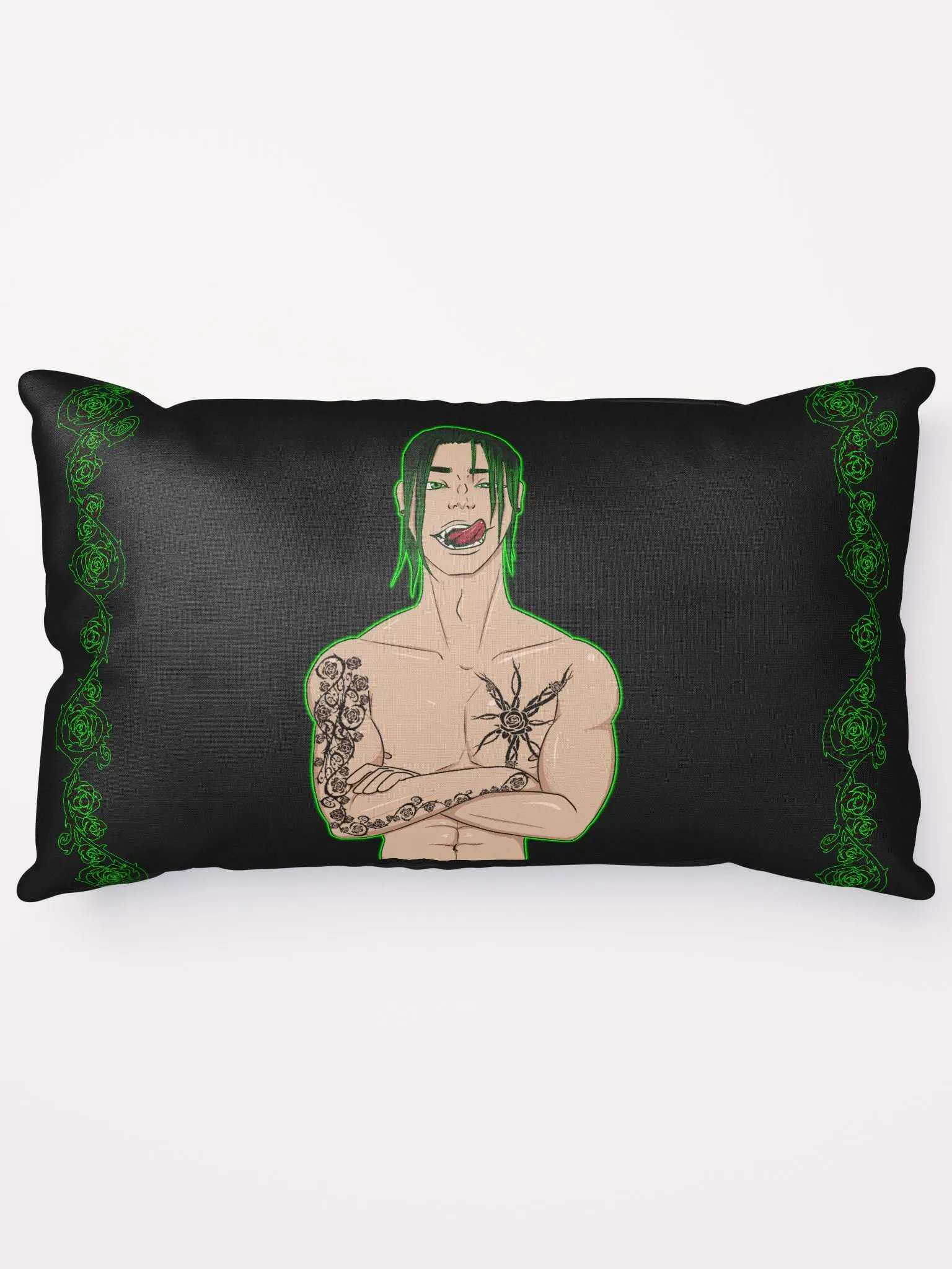 Cheeky BlackRoseThorns Pillow product image (5)