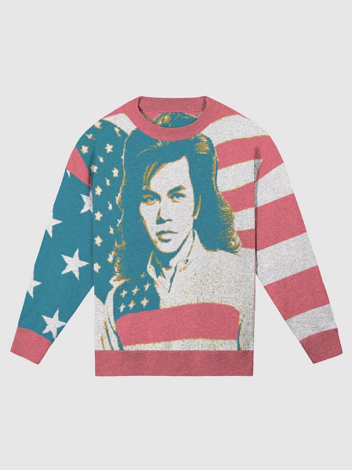 Jason Lam Presidential Relaxed Knitted Sweater (Hot Pink) product image (1)