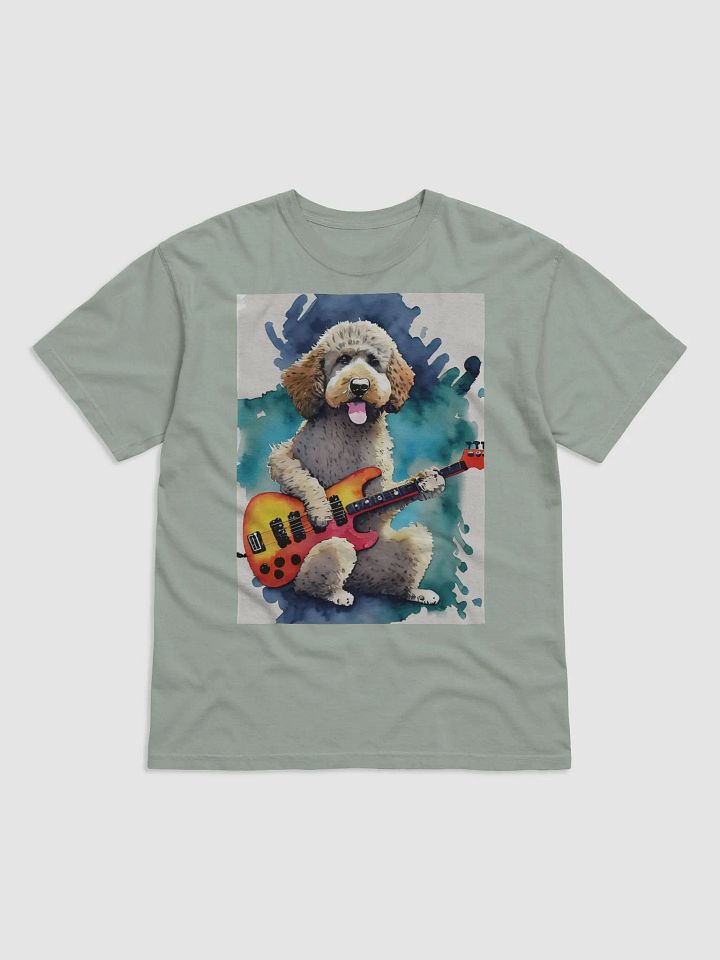 Make Music Your Muse: Labradoodle Electric Guitar Tee product image (13)