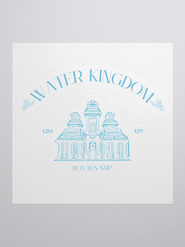 Royals SMP Water Kingdom Sticker product image (1)