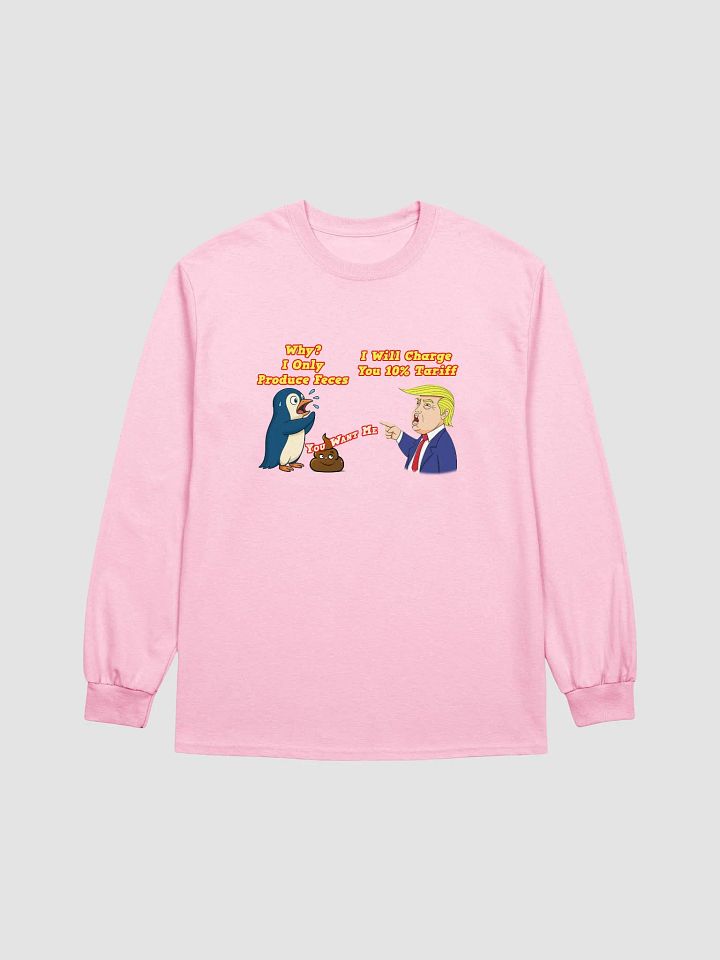 Satirical Penguin Tariff Long Sleeve Tee product image (8)