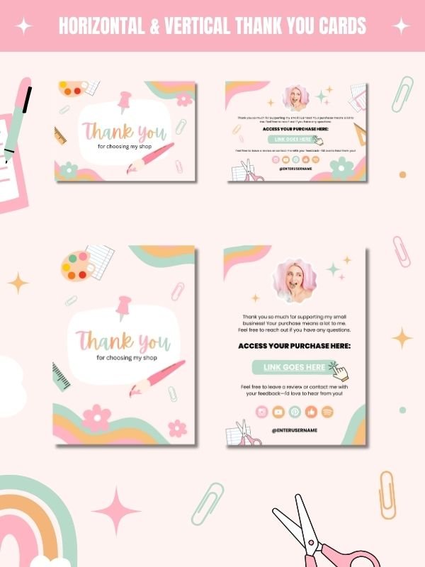 Whimsical MRR/PLR Branding Kit for Etsy product image (9)