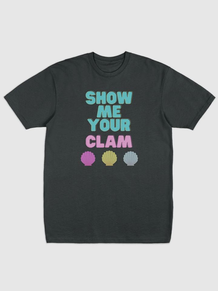 Show Me Your Clam T-shirt (Plus) by Jenjo Art product image (1)