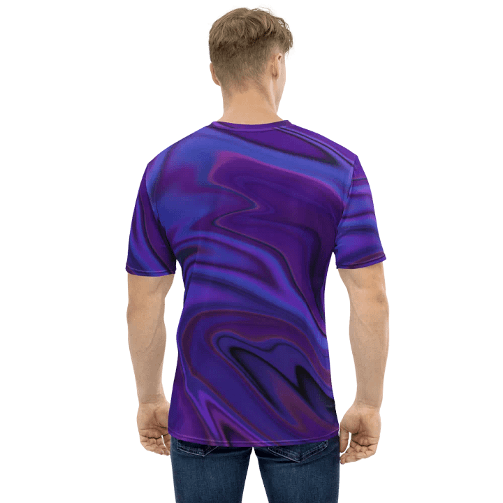 Ghosts On Liquid Blue All-Over Tee product image (2)