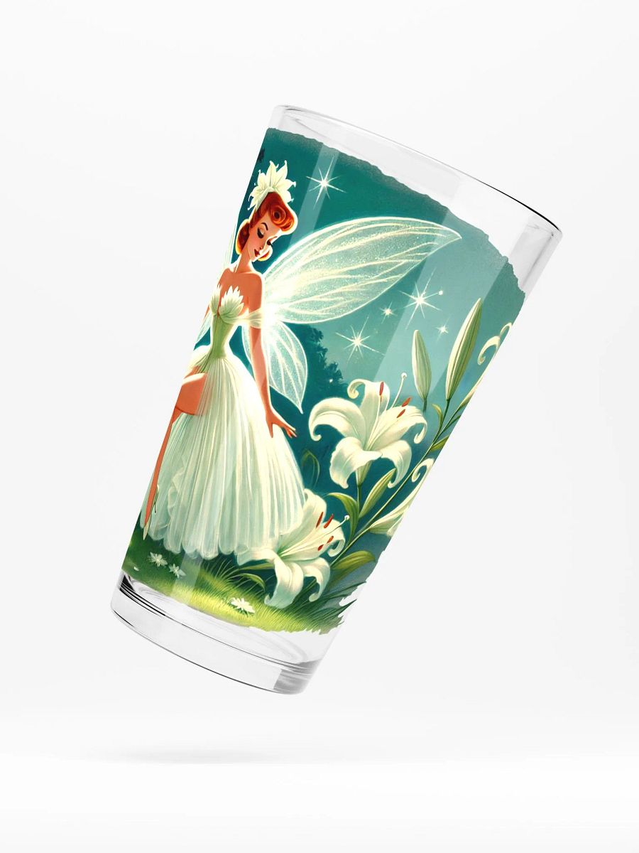 Enchanted Lily Fairy 16 oz Glass - Fairytale Glassware product image (5)