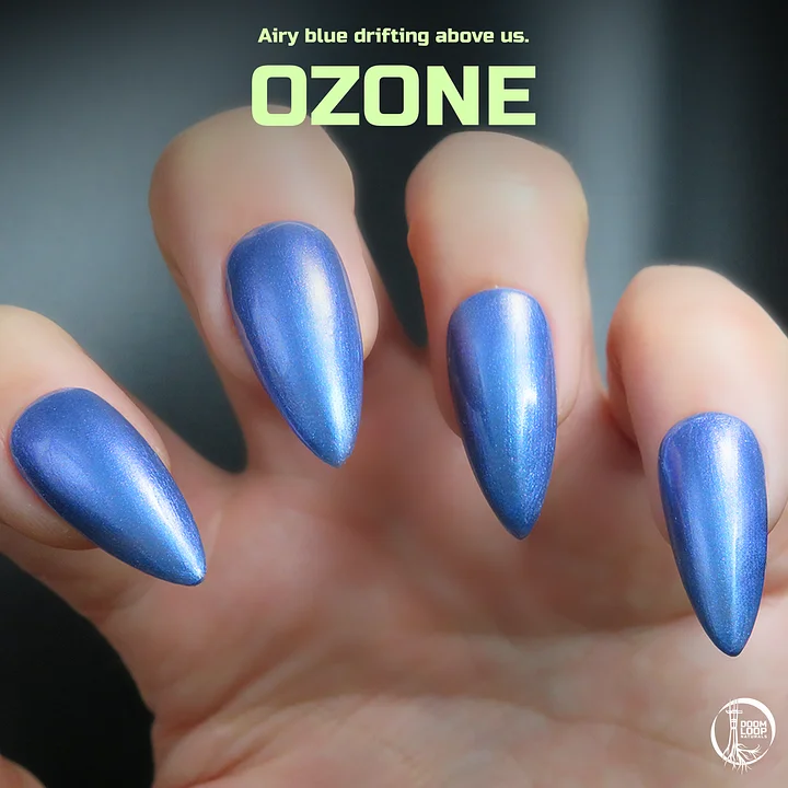 OZONE - Blue Violet Shimmer Nail Polish product image (1)