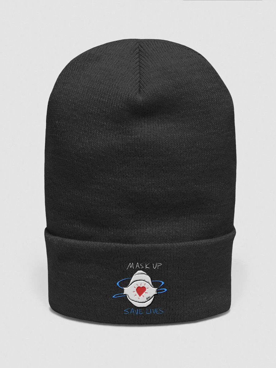 Mask Up Save Lives beanie product image (5)