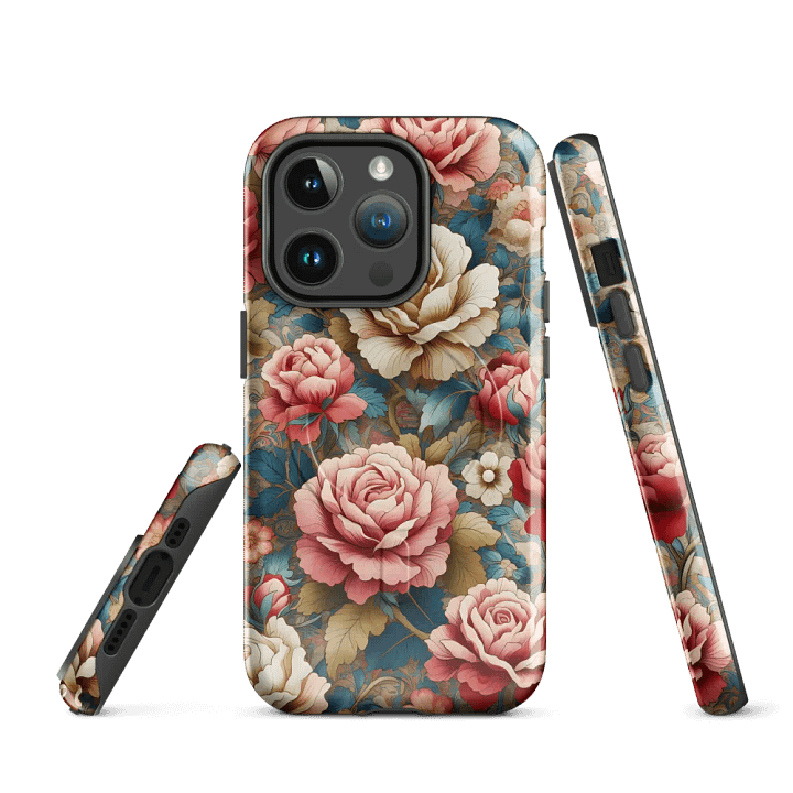Vintage Rose Garden MagSafe® iPhone® Tough Case - Painting Artwork fit for iPhone 16 15 14 Pro Max product image (3)