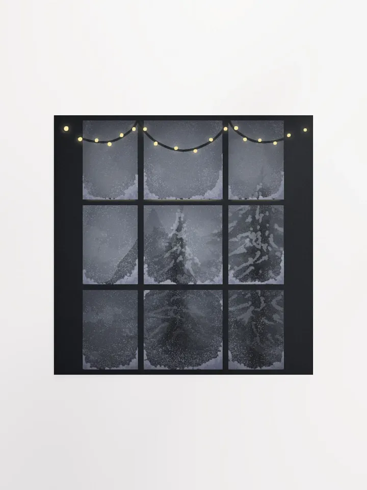 Frosty Window Poster product image (1)