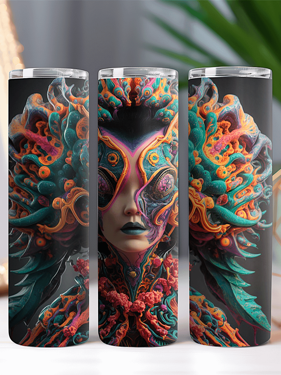 Fantasy Coral Stainless Steel Tumbler product image (2)