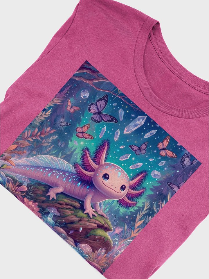 Cute Axolotl Shirt #5 - Butterfly Forest - Axolotl Lovers Colection product image (2)