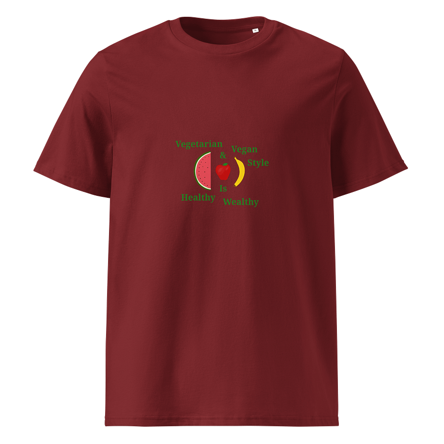 Healthy Wealthy Vegan & Vegetarian Tee product image (1)