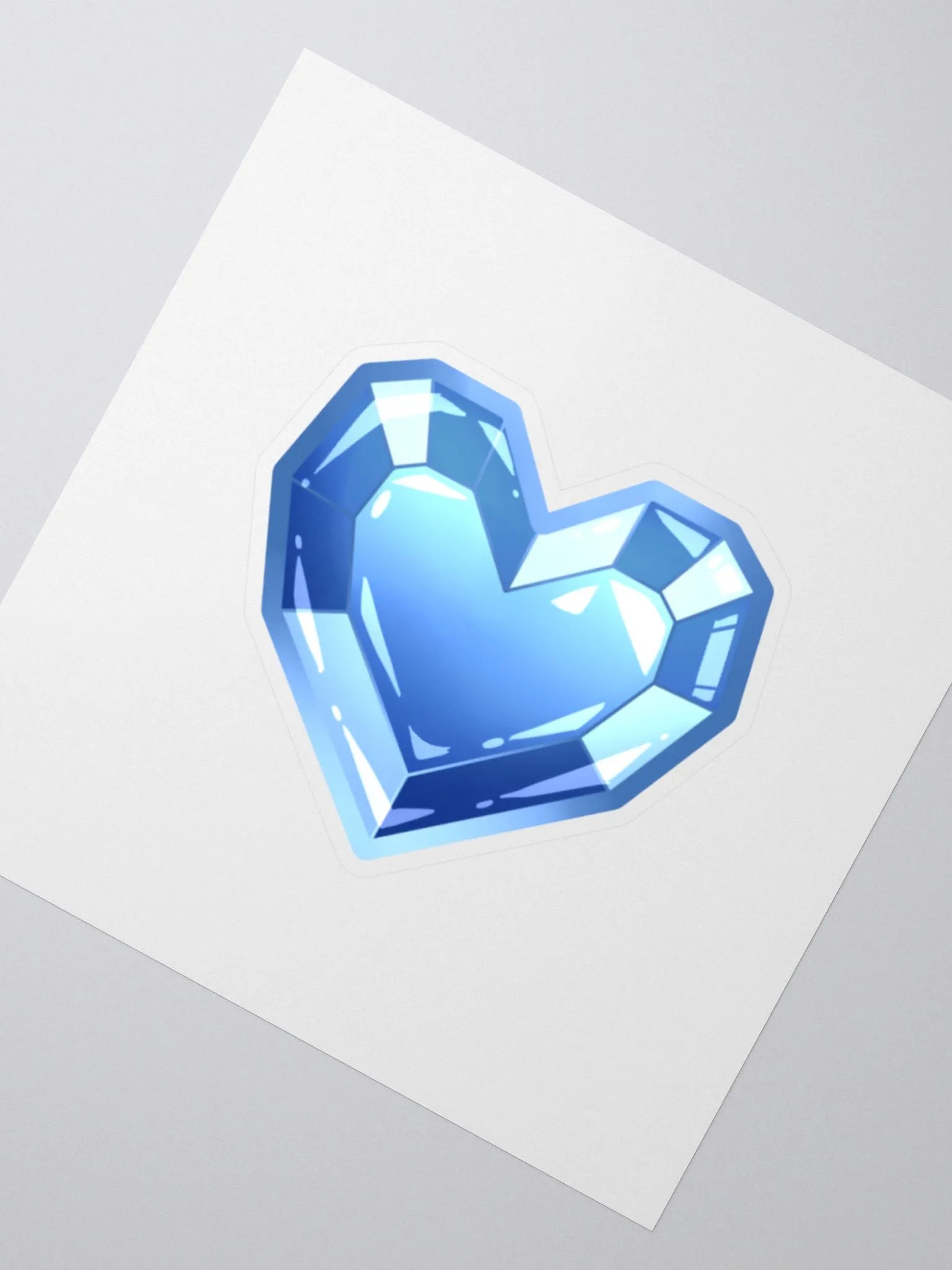 Blue Heart Sticker product image (2)