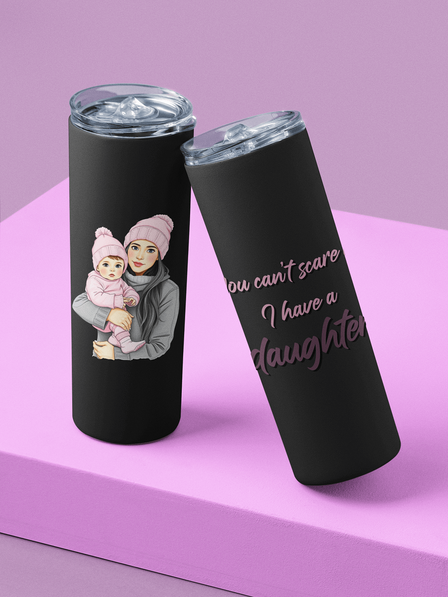 Stay Refreshed, Mama - Tumbler for Girl Moms - Blue eyes, Black hair product image (1)