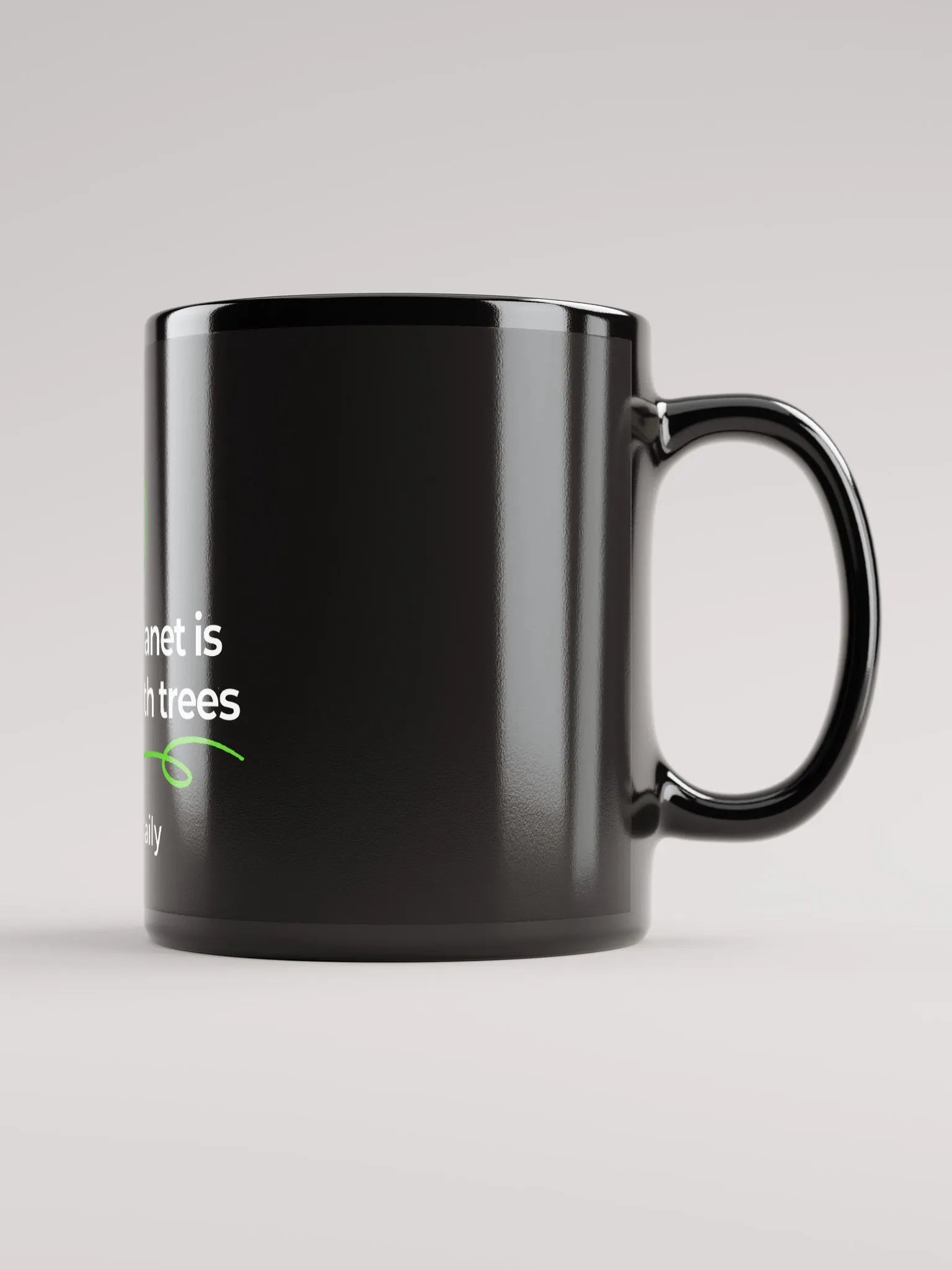 “A Better Planet” Black Glossy Mug – BiocharDaily Edition product image (1)