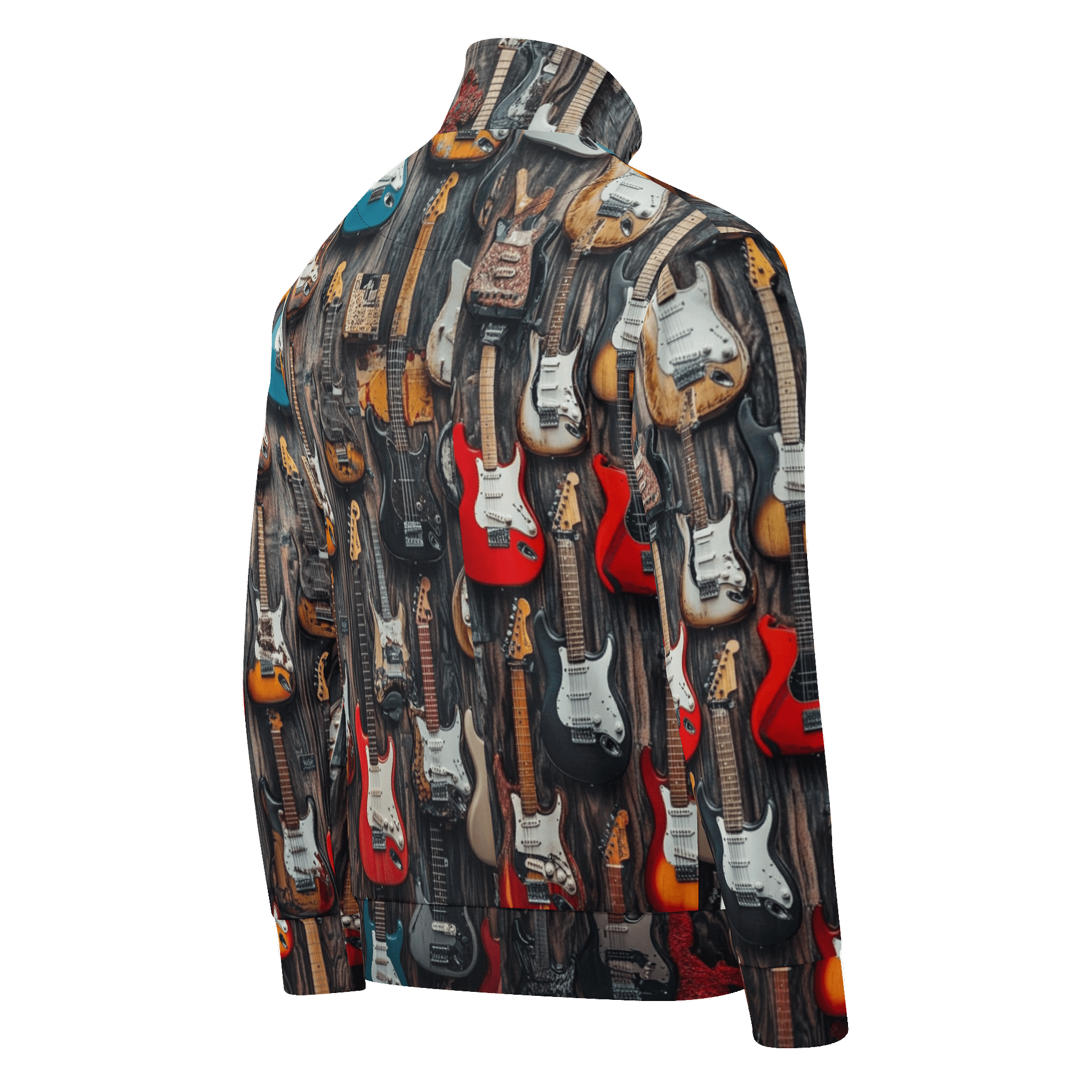 Electric Guitar Wall Art Style Unisex Track Jacket product image (2)