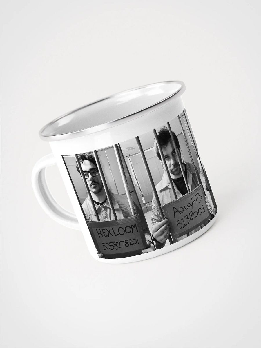 Behind Bars Enamel Mug product image (4)