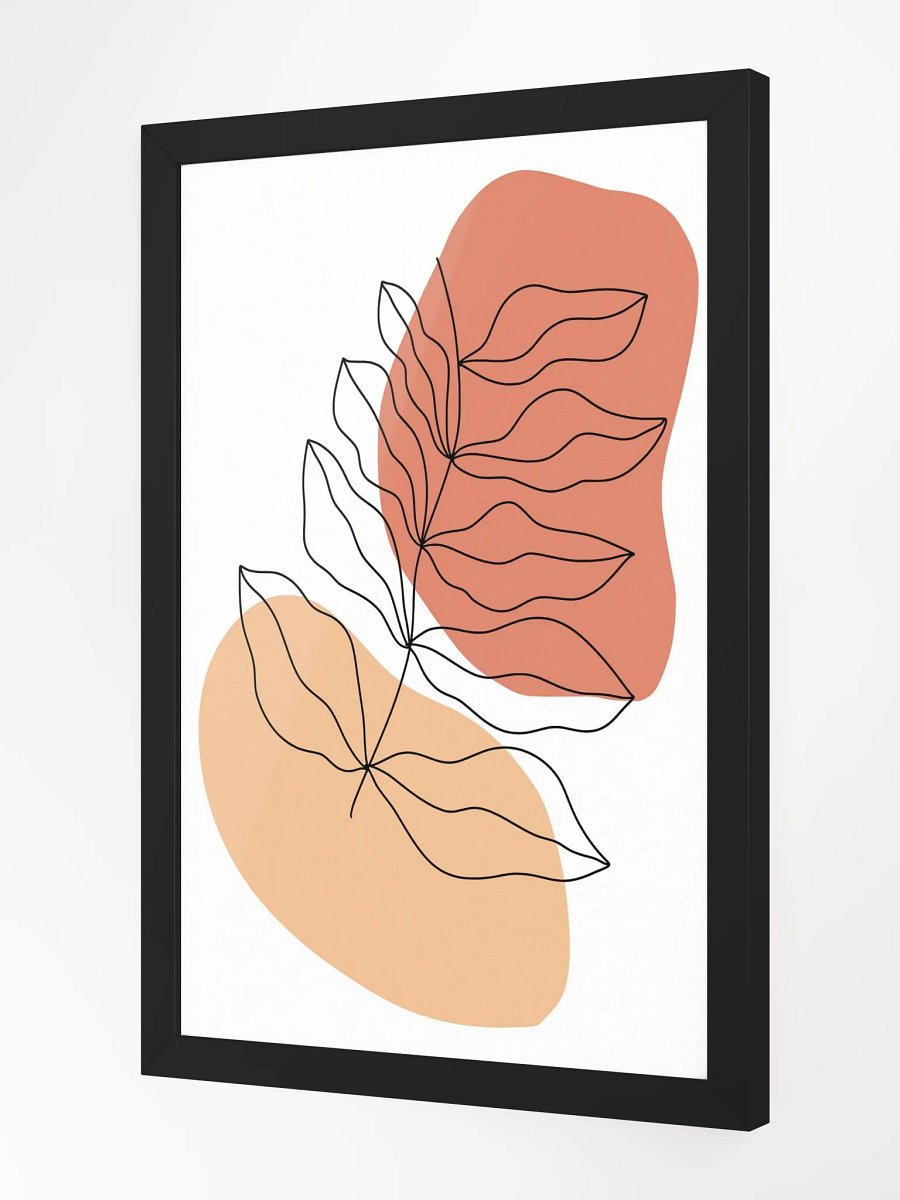 Organic Leaves Framed Art Poster product image (9)