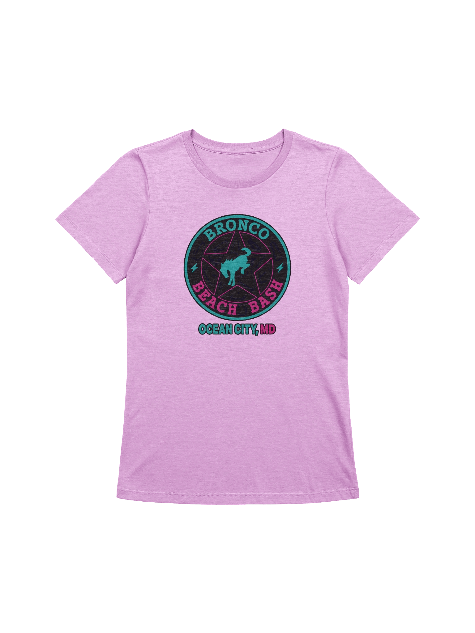 2025 Bronco Beach Bash Ocean City / Destination Bigfoot Bronco Collab | Full Send Women's Relaxed Fit Bella + Canvas Supersoft T-Shirt (Multiple Colors Available) product image (111)