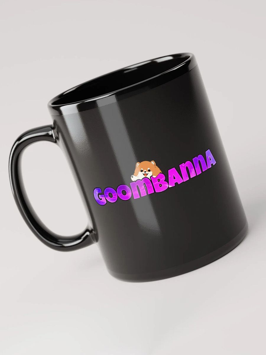 "Goombanna + Dog" black mug product image (1)