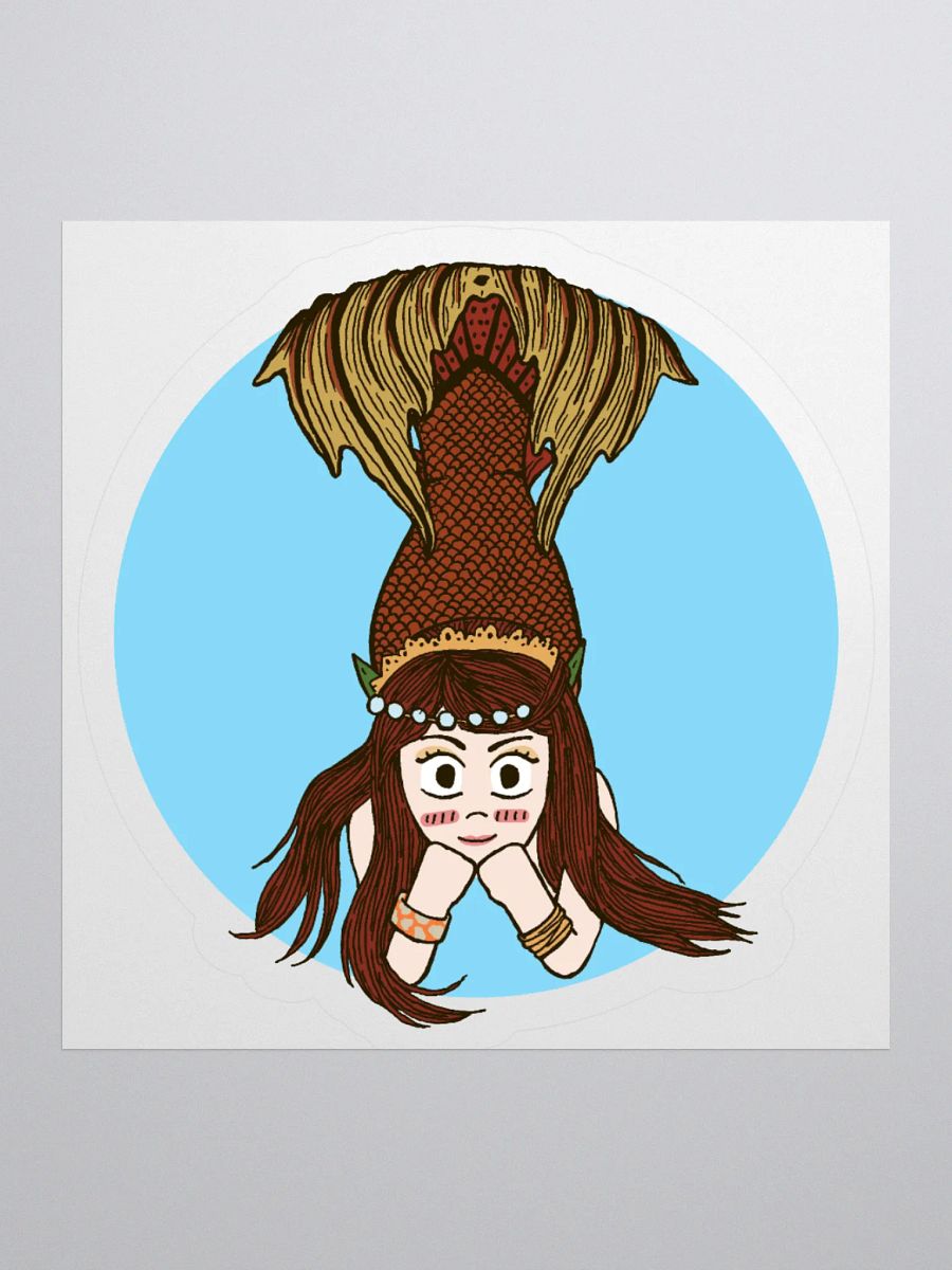 Raina Mermaid Sticker in Blue product image (1)