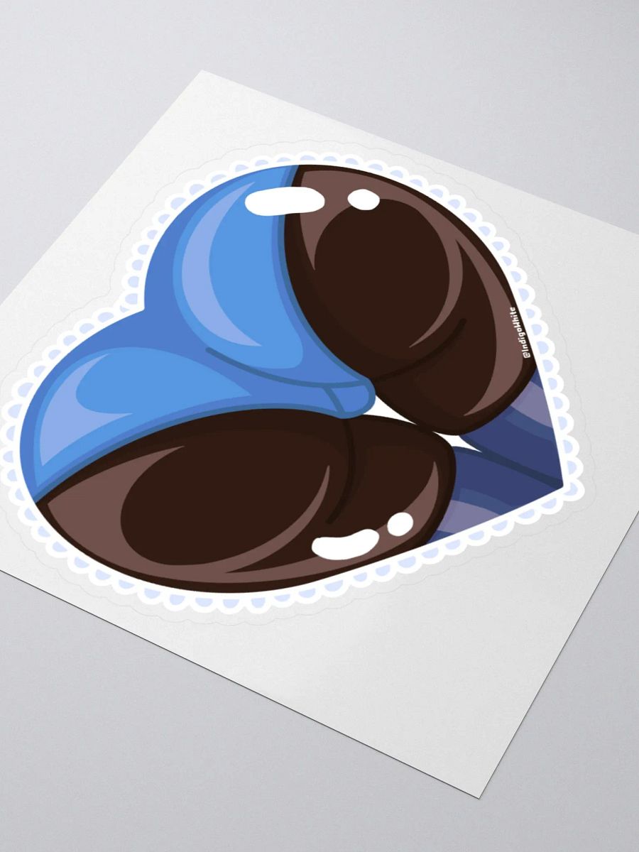 Blue Heart Booty Sticker product image (7)