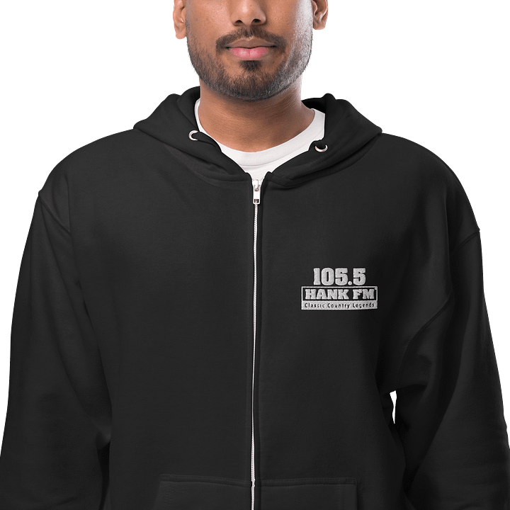 Hank Embroidered Zip Up Hoodie product image (1)