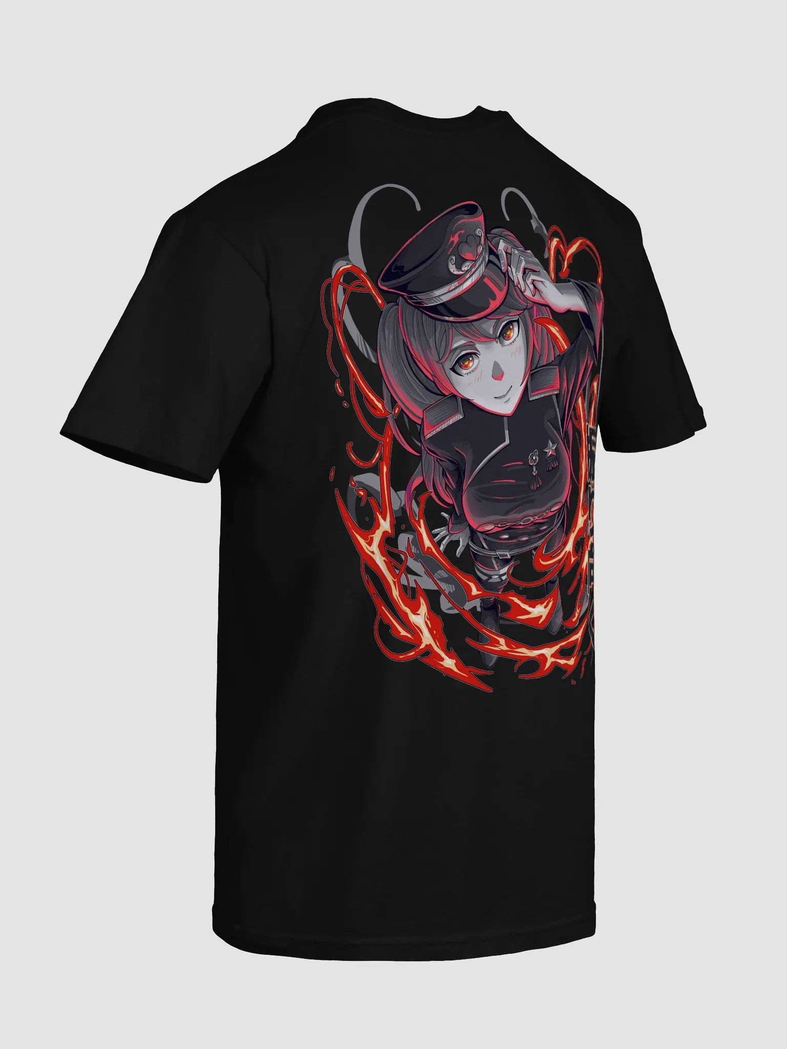 MarryofMilitary Heavyweight T-Shirt Black/White/Red! product image (8)
