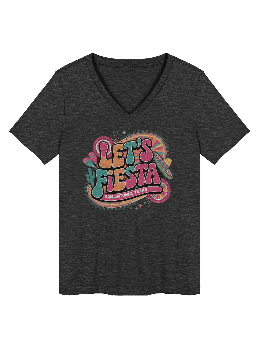 Fiesta San Antonio Women's V-Neck Tee product image (6)