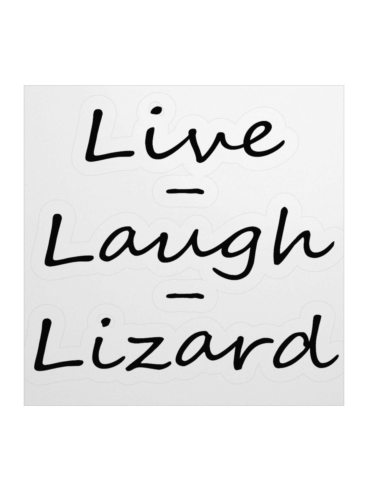 Lizard - LiveLaugh Sticker product image (1)