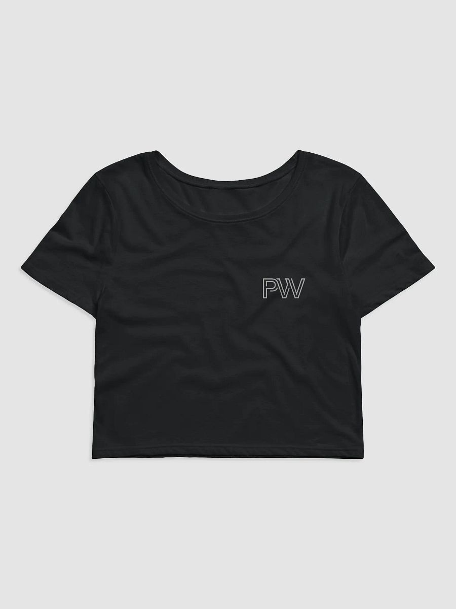 PW crop top with planets on the back product image (1)