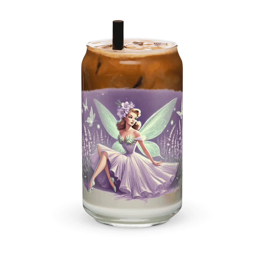Lavender Fairy Can-Shaped Glass product image (36)