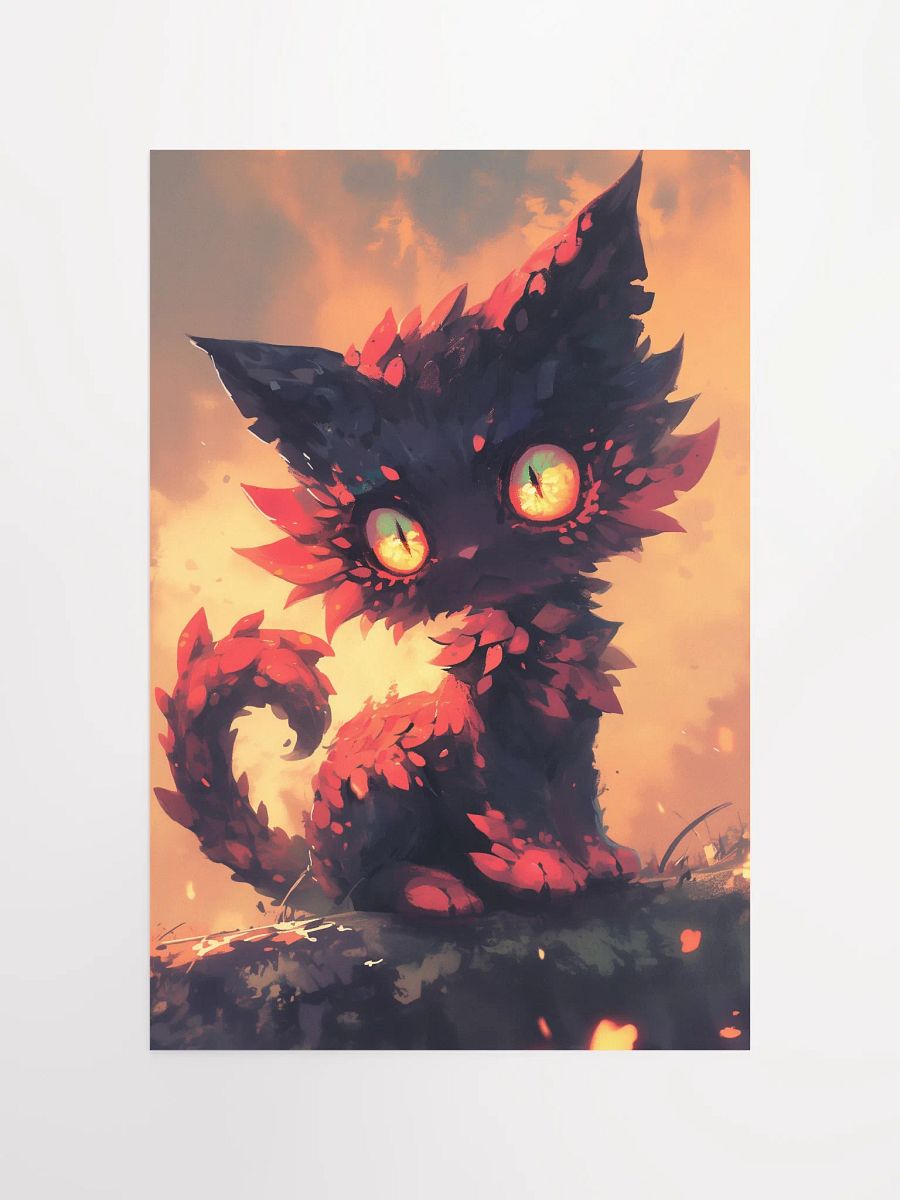 Enigmatic Feline Fantasy Poster product image (4)