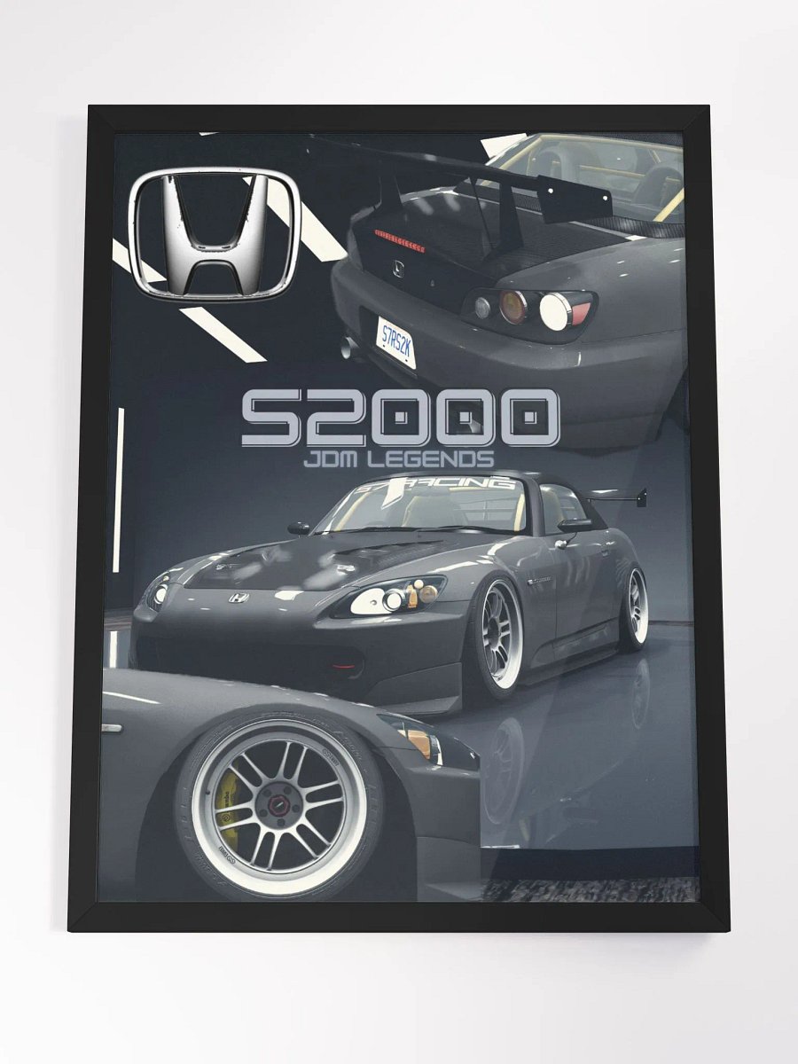 JDM Legends S2000 Framed Matte Poster product image (4)