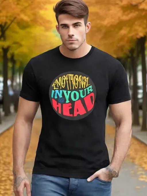 EMOTIONAL IN YOUR HEAD Graphic Tee product image (2)