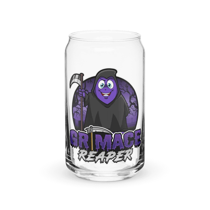 The Grimace Reaper Glass Cup product image (2)