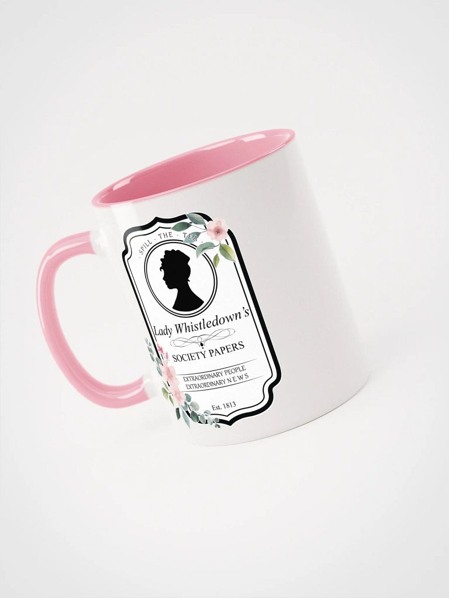 Lady Whistledown Society Mug | Bridgerton-Inspired Vintage Design product image (3)