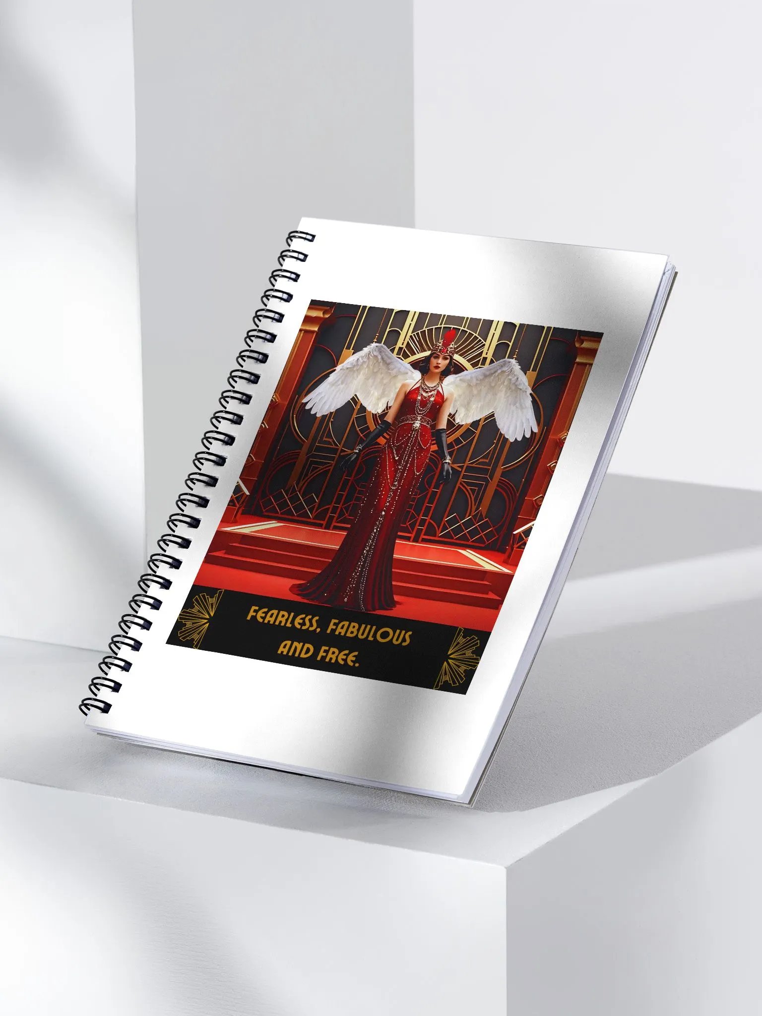 1920s Graphics on Front and Back Covers - 140 Page Notebook product image (3)