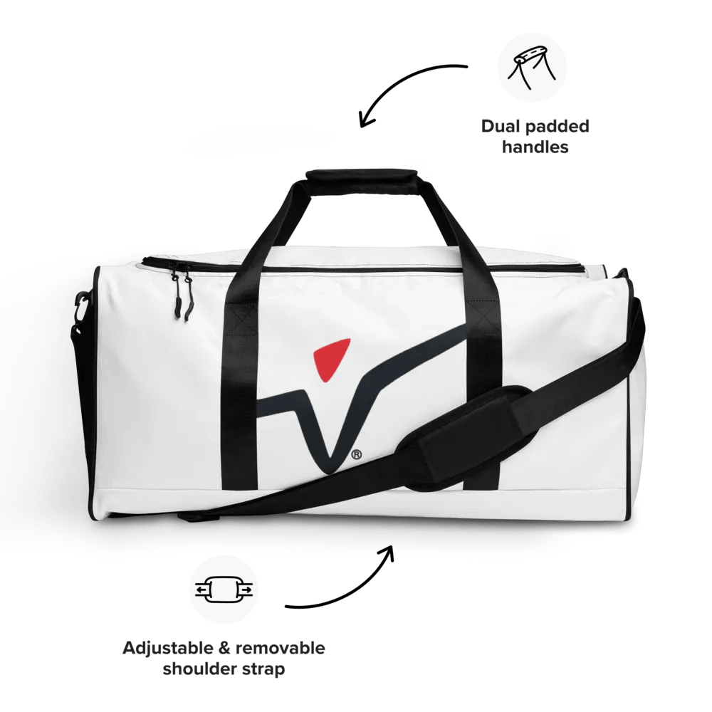 FTA - Checkmark Chic All-Over Print Duffle Bag product image (9)