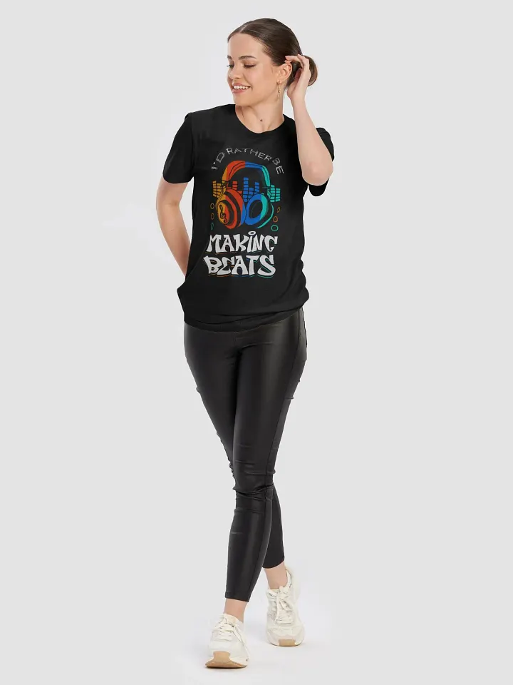I’d Rather Be Making Beats – Funny T-Shirt for Music Producers product image (2)