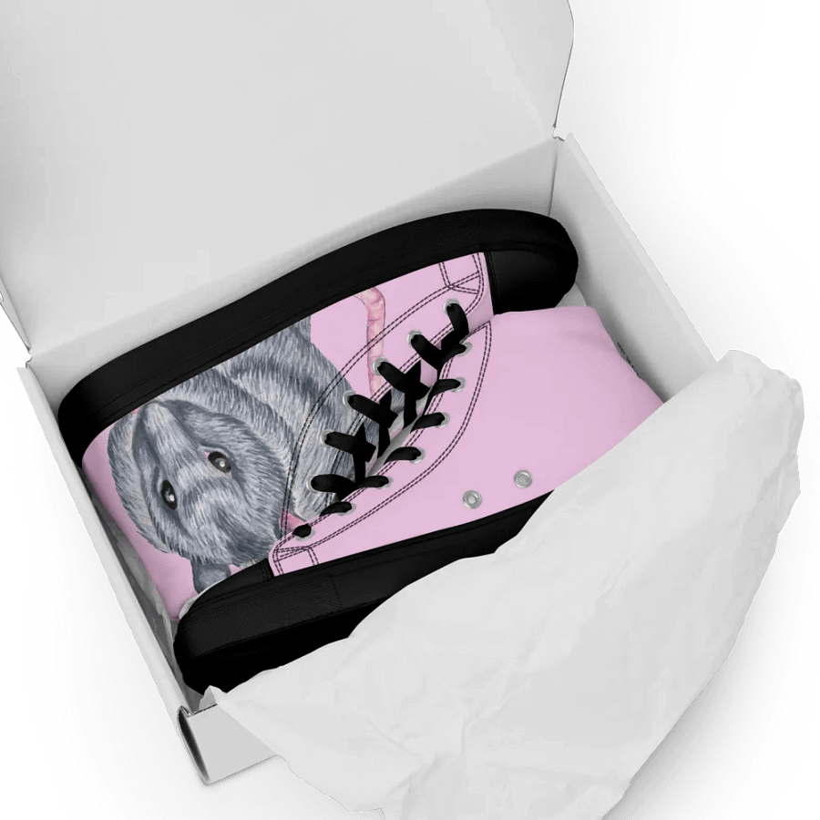 Rat art High Top Canvas Shoes (womens) product image (8)