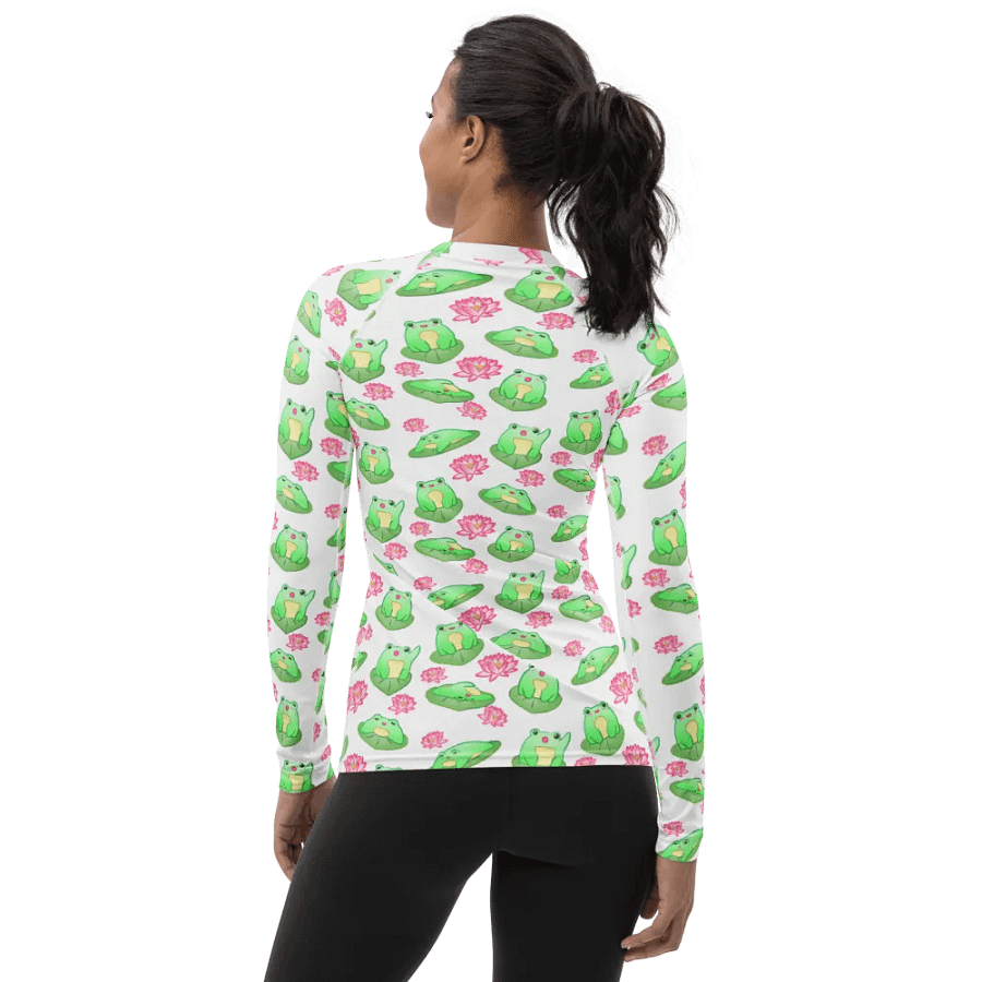 Kawaii Froggie Womens Rashie product image (2)