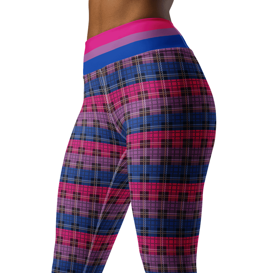 Bisexual Pride Plaid Leggings product image (4)
