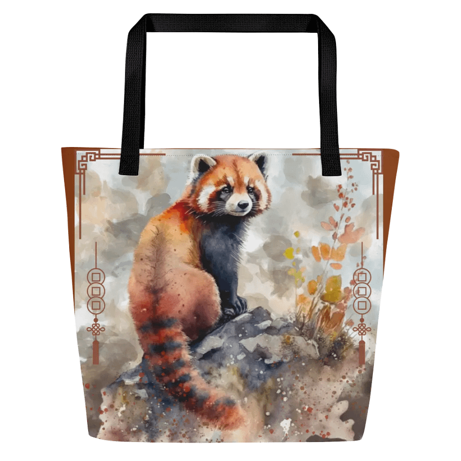 Red Panda Tote Bag product image (1)