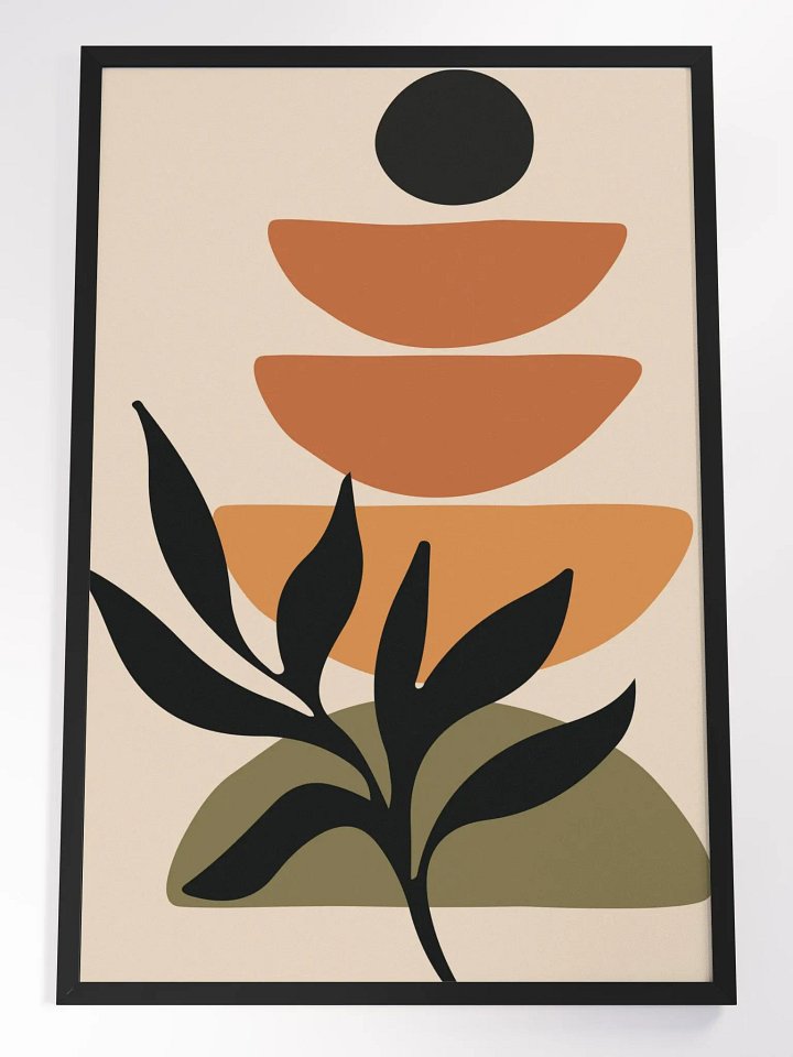 Botanical Geometry Framed Poster product image (2)
