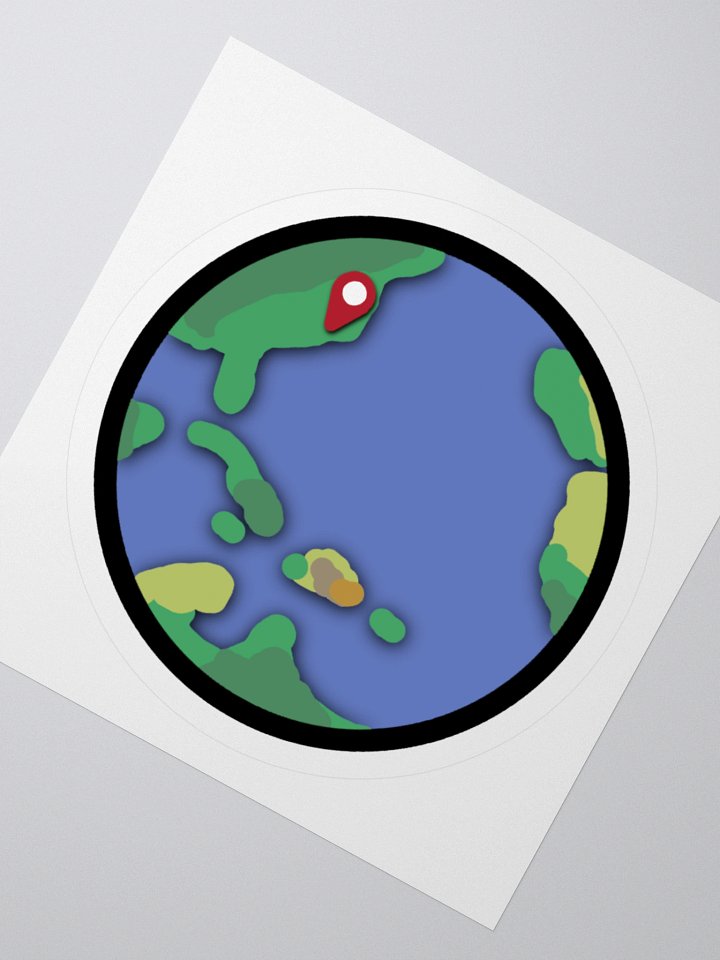 Beaver Geography Earth Sticker product image (2)
