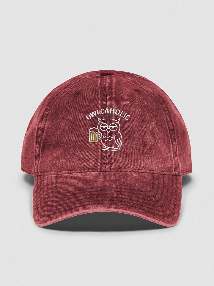 Owlcaholic Vintage Dad Hat product image (1)