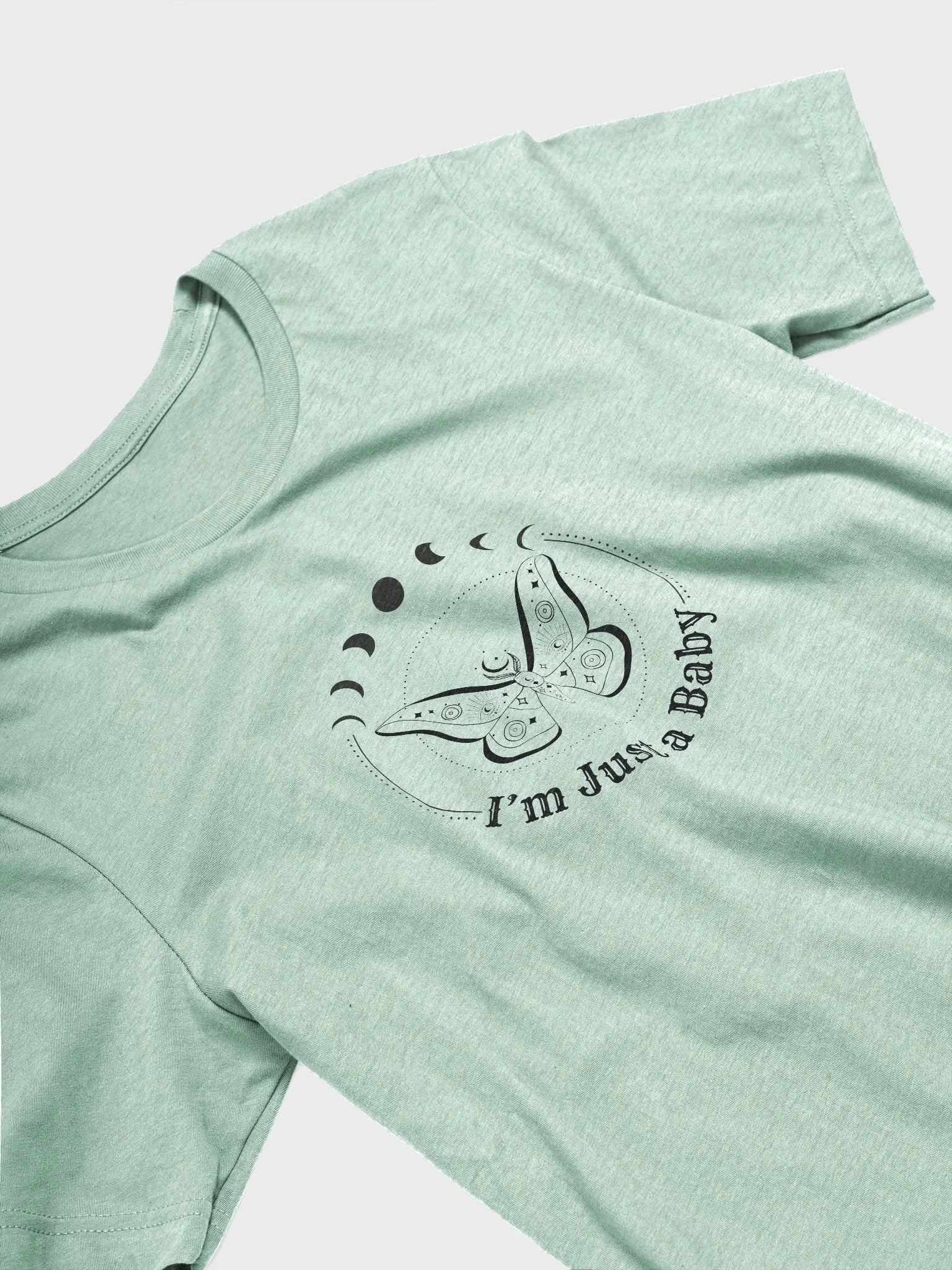 I'm Just a Baby Unisex T-Shirt (Black Design) product image (23)